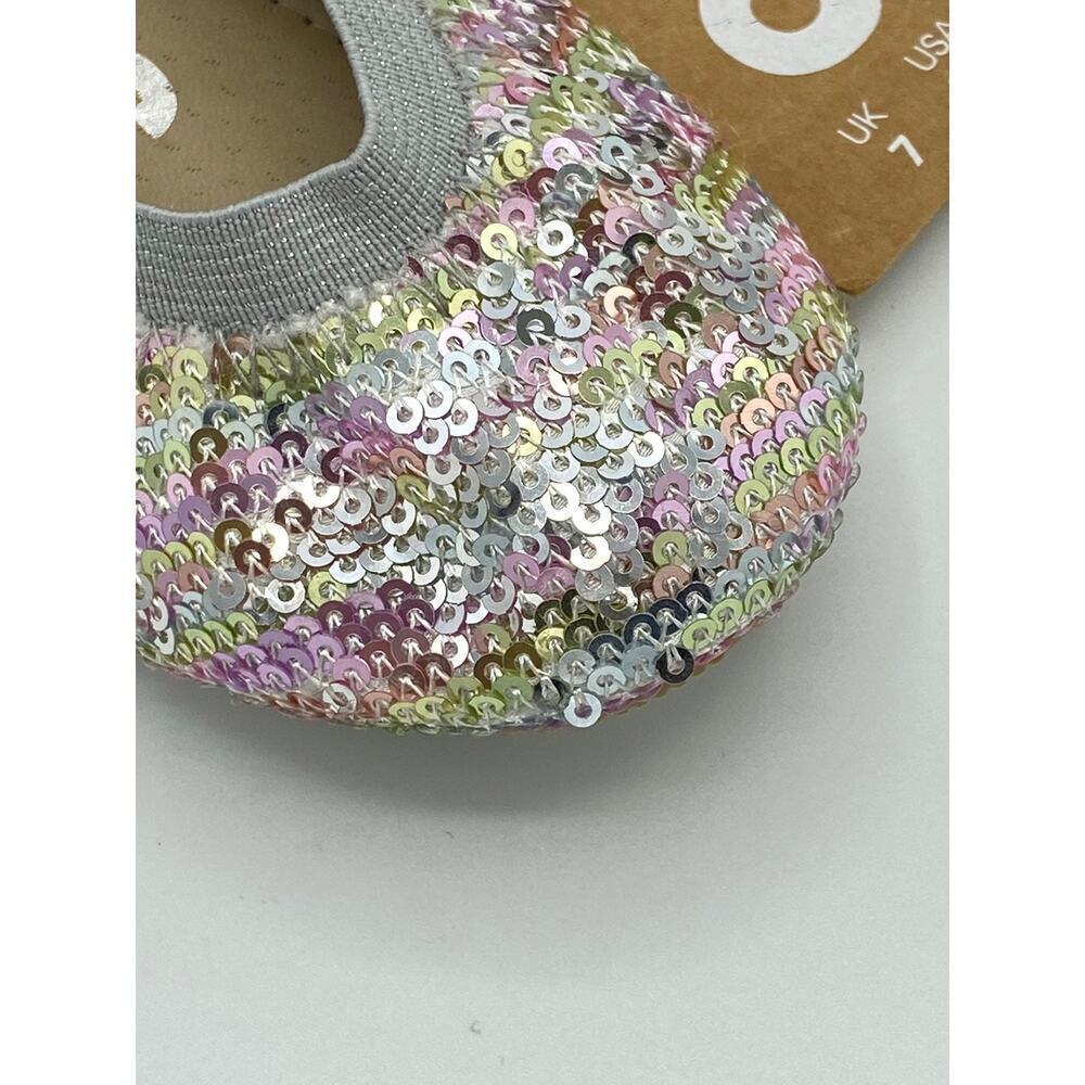 NWT Girl's Cotton On Kids US 7-8 Ombre Sequin Dress Holiday Summer Fall Flats - Picture 8 of 10